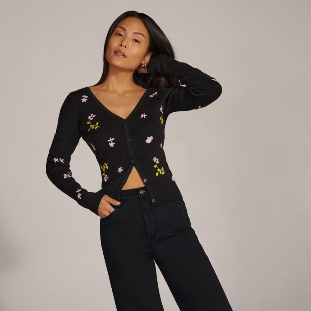 Favorite Daughter Captivating Cardigan in Meteorite